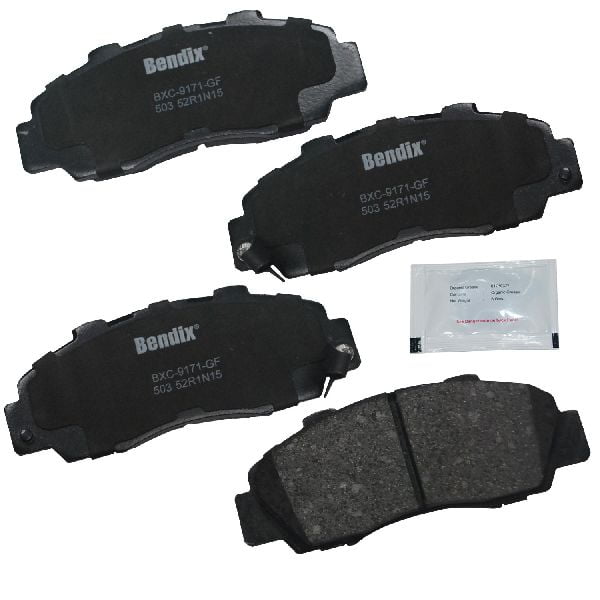 Disc Brake Pad Set-Premium Copper Free Ceramic BPR Disc Brake Pad Front Bendix Disc Brake Pad Set-Premium Copper Free Ceramic BPR Disc Brake Pad Front Bendix